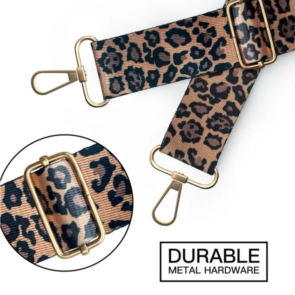 ๐๐๐3 for 12$๐๐๐Adjustable Leopard Print Shoulder Strap for Handbag - Picture 5 of 5